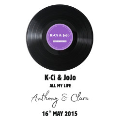 Vinyl Record Commemorative First Dance Print | Custom Typographic Marriage Keepsake