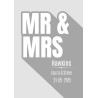 Personalized Wedding Date & Names Print | Custom Typographic Marriage Keepsake