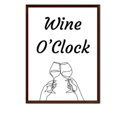 Wine O'Clock-  Print
