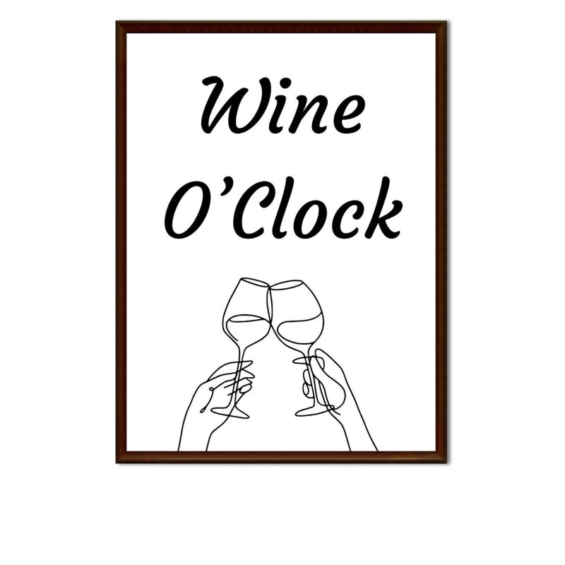 Wine O'Clock-  Print