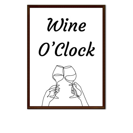 Wine O'Clock-  Print